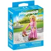 Image de PLAYMOBIL 71737 Dame avec Chihuahua et le panier pour le transport My Life 8 pièces Dès 4 ans