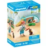 Image de PLAYMOBIL 71746 Enfant avec 2 cochons dInde et aire de jeux My Life 10 pièces Dès 4 ans