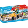 Image de PLAYMOBIL 71751 Ouvriers avec rouleau compresseur et signalisation Action Heroes La construction 43 pièces Dès 4 ans