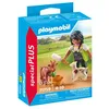 Image de Figurine Miniature - PLAYMOBIL - PLL71759 - Fermière avec Chèvre - Jouet pour Enfants - 3 Éléments