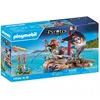 Image de PLAYMOBIL 71794 Pirate avec radeau flottant canons et trésor Les pirates 41 pièces Dès 4 ans