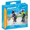 Image de PLAYMOBIL 71804 Policier et bandit avec accessoires Duo Pack Les policiers Action Heroes 8 pièces Dès 4 ans