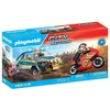 Image de Playmobil 71875 Pick-up de police moto & 2 personnages Les policiers City Action 39 pièces dès 4 ans