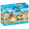 Image de Playmobil 71906 Famille jouant dans le sable à la plage My Life Vacances à la plage 46 pièces dès 4 ans