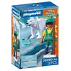 Image de Set Playmobil - PLAYMOBIL - Playmobil 72090 - Ours polaire articulé - Gardien et accessoires - Dès 4 ans