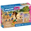 Image de PLAYMOBIL 72133 Collection de trois chevaux I love horses 29 pièces Dès 4 ans
