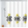 Image de WENKO Rideau de douche Original Stones Flower rideau de douche 180x200 cm hydrofuge Polyester Multicolore