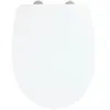 Image de WENKO Abattant WC avec frein de chute Premium Tilos Abattant WC fixation acier inox clipsable Thermoplast 365x45 cm blanc