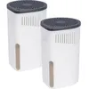 Image de WENKO Déshumidificateur DROP Lot de 2 appareils Absorbeur dHumidité et Odeurs Salle de Bain Chambre - jusquà 80m³ Blanc