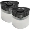 Image de WENKO Déshumidificateur PRISMA Lot de 2 Absorbeur dHumidité + 4 Recharges Bloc à granulés x 500g Pièce de 40m³ Transparent