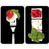 Image de Protection plaque de cuisson - WENKO - Caprese - Verre trempé - Lot de 2 - 30x52 cm