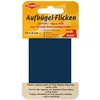 Image de Kleiber 30 x 6 cm Ruban coton thermocollant réparation très fin et souple Bleu foncé - 310-07