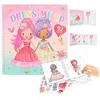 Image de Livre de création de tenues - Depesche - Princess Mimi - 24 pages - 10 autocollants - Rose