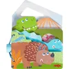 Image de Livre en Bois - HABA - Dinosaures - Bois PEFC - 10 Mois et Plus - Couleurs Vives