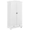 Image de Inter Link Armoire REUTTE Blanc Bois massif