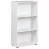 Image de Inter Link Bibliothèque/Étagère à 3 rangements ARCO 2 Blanc
