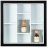 Image de Inter Link Vitrine de collectionneur SEPTEM noir/blanc MDF
