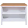 Image de Ilot de Cuisine Melina 124cm Blanc