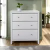 Image de Chilly commode 3 tiroirs blanc.