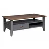 Image de Table Basse 1 Tiroir Design Zernan 115cm Gris