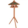 Image de natura mangeoire oiseaux avec pied en pin ø 65 × 46 cm/145 m brun