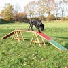 Image de Passerelle dagilité pour chien - TRIXIE - 456 × 64 × 30 cm - Pin verni - Anti-dérapante - Extérieur