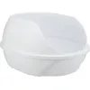 Image de Bac à litière TRIXIE Simao - Haut rebord - 48 × 30 × 58 cm - Blanc