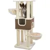 Image de Arbre à chat - Trixie - XXL Humberto - Crème/brun foncé - Sisal - Peluche de haute qualité