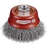 Image de OSBORN - Brosse coupe fil acier ondulé avec filetage ou alésage pour meuleuses dangle diamètre 60mm - 613 161-0002