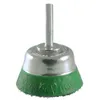 Image de OSBORN - Brosse coupe fil acier laitonné ondulé enrobé avec tige de 6 mm - 930 821-7002