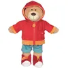 Image de Peluche - GOKI - Ours Brommel - Apprentissage à shabiller - 45x35x14 cm - Rouge