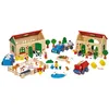 Image de Maison de poupée en bois - GOKI - MA FERME - Rouge - Fille - 71 pièces
