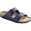 Image de Sandales - Birkenstock - Arizona - Bleu Marine - Semelle en Liège - Bretelles Réglables