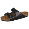Image de Chaussures - Birkenstock - Arizona Leder - Homme - Noir - Cuir - Boucle de serrage
