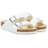 Image de Sandales - Birkenstock - Arizona - Homme - Blanc - Modèle classique polyvalent