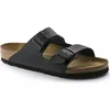 Image de Mules Arizona Homme - BIRKENSTOCK - Rouge Daim - Noir - Synthétique - Homme