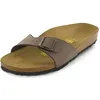 Image de BIRKENSTOCK - Madrid - Mules & Sabots en Cuir pour Femme - Marron foncé et brun