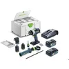 Image de Perceuse-visseuse à percussion sans fil QUADRIVE TPC 18/4 50/40 I-Set/XL - FESTOOL - avec une batterie 18V 5.0Ah et une 18V 4.0Ah