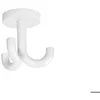 Image de Crochet plafond HEWI 3 branches - Blanc pur - 477.80.050