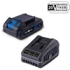 Image de batterie 2.0Ah 20V + chargeur - batterie universelle pour la gamme SCHEPPACH 20V IXES