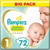 Image de PAMPERS Premium Protection New Baby Taille 1 2 à 5 kg - 72 Couches - Jumbo Pack