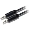 Image de Câble jack 35 mm mâle-mâle 25 m Equip   noir connecteurs plaqués nickel