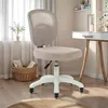 Image de Chaise de bureau enfant MAYLA Gris Réglable en hauteur sans Accoudoirs Assise Rembourrée Confortable