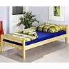 Image de Lit simple lit enfant lit adulte cadre de lit BORIS 90 x 200 cm pin vernis naturel