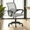 Image de Chaise de bureau ergonomique JAKE Gris Réglable en hauteur avec Accoudoirs Assise Rembourrée Confortable
