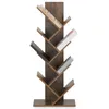 Image de Étagère en bois JULES en forme d’arbre Étagère autoportante avec pied robuste Design original et pratique Old style