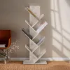 Image de Étagère en bois JULES en forme d’arbre Étagère autoportante avec pied robuste Design original et pratique Coloris béton