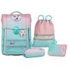 Image de McNeill Sac décole menthe rose pour fille - Ergo Perfecto Schoolbag Set 5 pièces Gradient Strawberry 291220