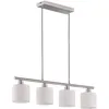 Image de Suspension 4 lampes Tommy Blanc - 12 cm cm