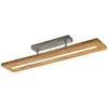 Image de Plafonnier LED - TRIO - BRAD - Bois véritable - Métal - 100 cm - Variateur dintensité